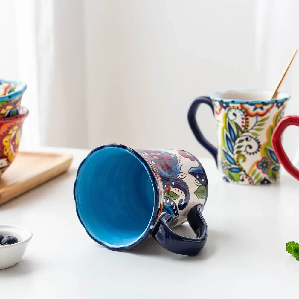 Bohemian Blossoms Coffee Mug | Kalsten