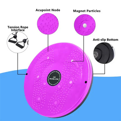 Skanto | Waist Whisper Twisting Disc Pro | Magnetic Massage Balance Board for Core Strength & Waist Training at Home