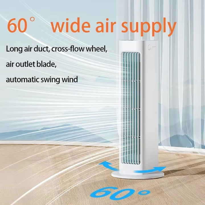 Kalsten | Ultra-Quiet Wall-Mounted Bladeless Fan - Powerful & Compact Air Cooler for Home and Office
