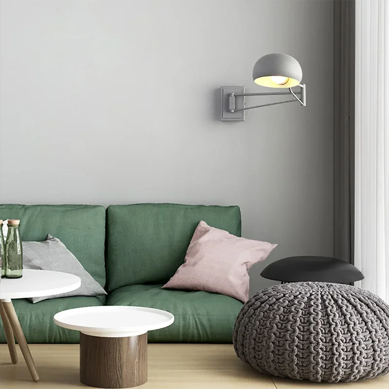 Modern Foldable LED Wall Lamp – Retractable Eye-Protective Wall Light for Bedroom, Study, Living Room, and Bathroom | Kalsten