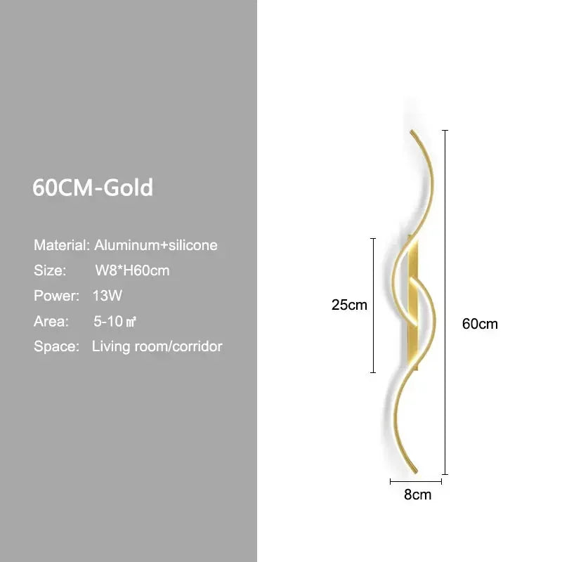 Modern LED Wall Lights – Up & Down Wall Lamps for Bedroom, Corridor, and Interior Home Lighting | Kalsten