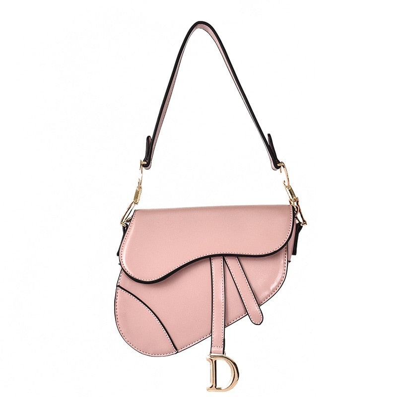 Sandsberg - luxurious women's shoulder bag - exclusive PU leather saddle bag