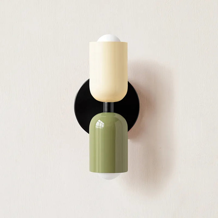 Double Head Wall Lamp Black Base | Kalsten