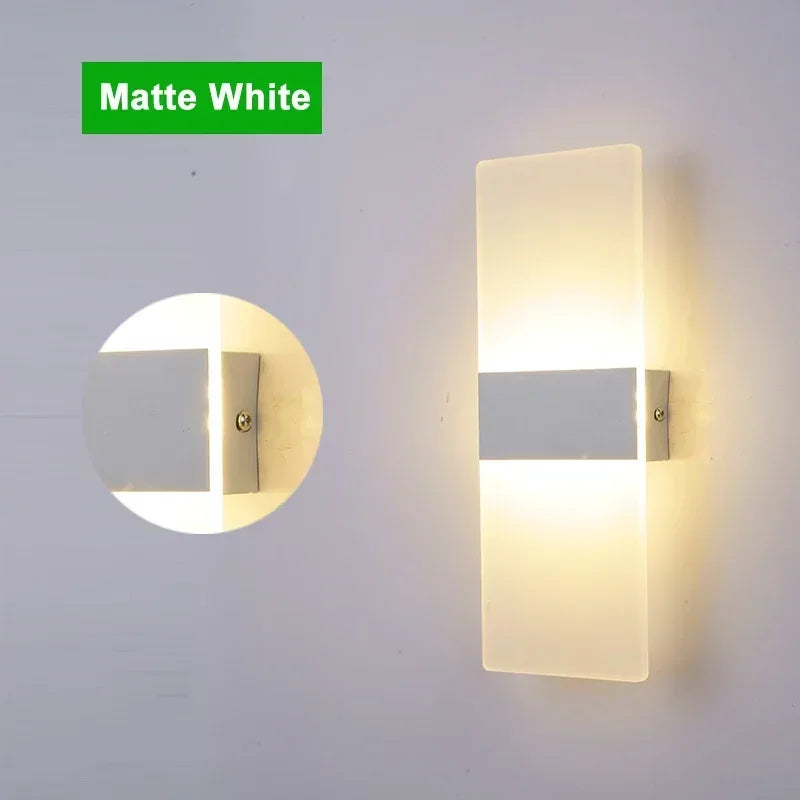 Modern LED Wall Lamp – Up & Down Wall Sconce for Bedroom, Living Room, and Corridor | Kalsten