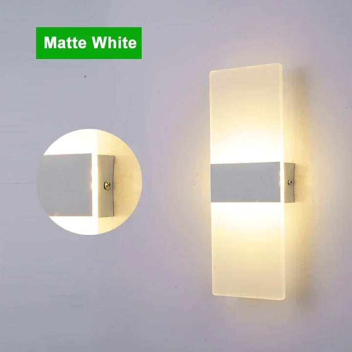 Modern LED Wall Lamp – Up & Down Wall Sconce for Bedroom, Living Room, and Corridor | Kalsten