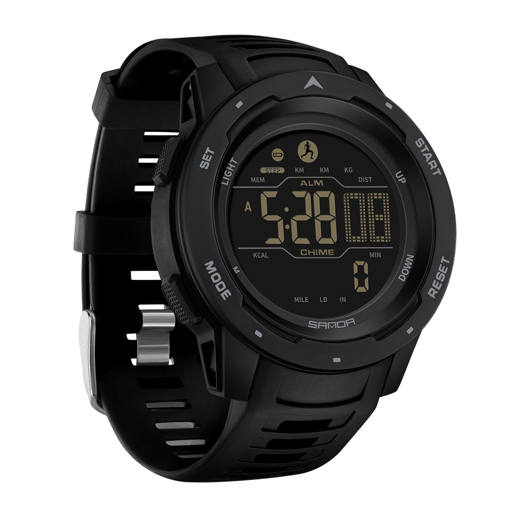 Skanto | Waterproof Military Pedometer Digital Watch