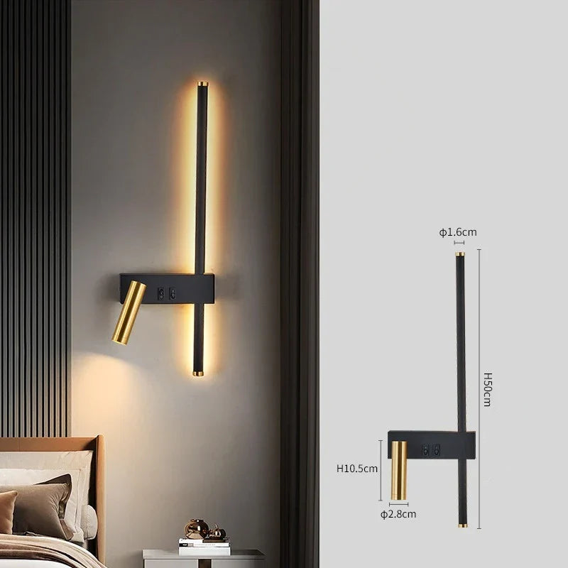 Modern LED Wall Lamp - Nordic Style for Creative Home Decor | Kalsten