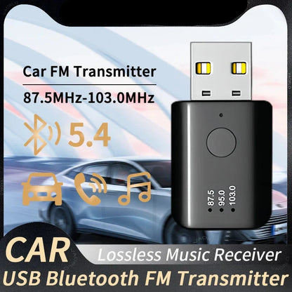 BowLift | Car USB Bluetooth 5.4 Transmitter Receiver
