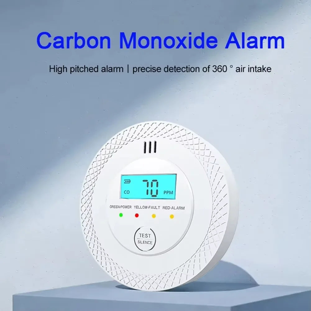 VeiligWoon CO and Smoke Detector – Wireless with LCD Screen and Alarm | Kalsten