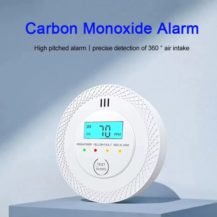 VeiligWoon CO and Smoke Detector – Wireless with LCD Screen and Alarm | Kalsten