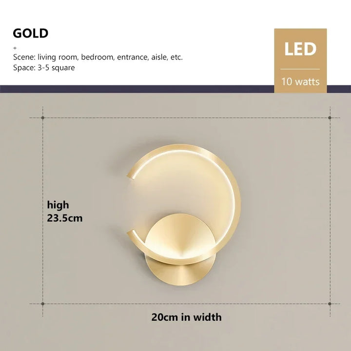 Modern LED Wall Lamp – Nordic Up & Down Wall Lighting for Living Room, Bedroom, Aisle, and Home Decor | Kalsten