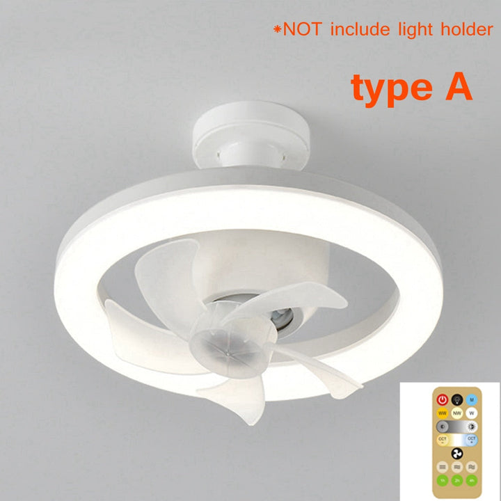 2in1 Radiant Rotating RC Ceiling Fan Lamp | Kalsten