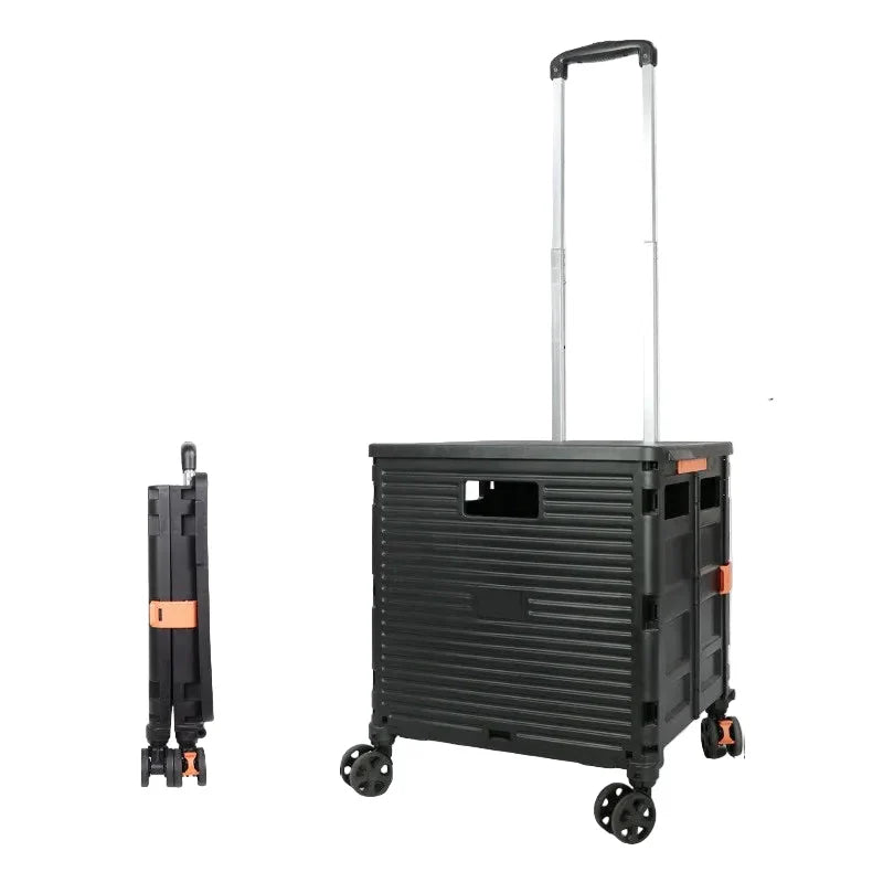 BowLift | Folding Shopping Trolley with Silent Wheels – EasyCart