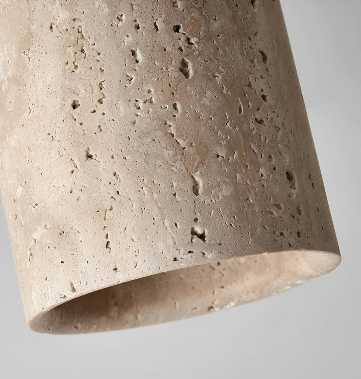 ZenElegance Wabi Sabi Luxury Ceiling Lighting - Natural Travertine LED Kalsten