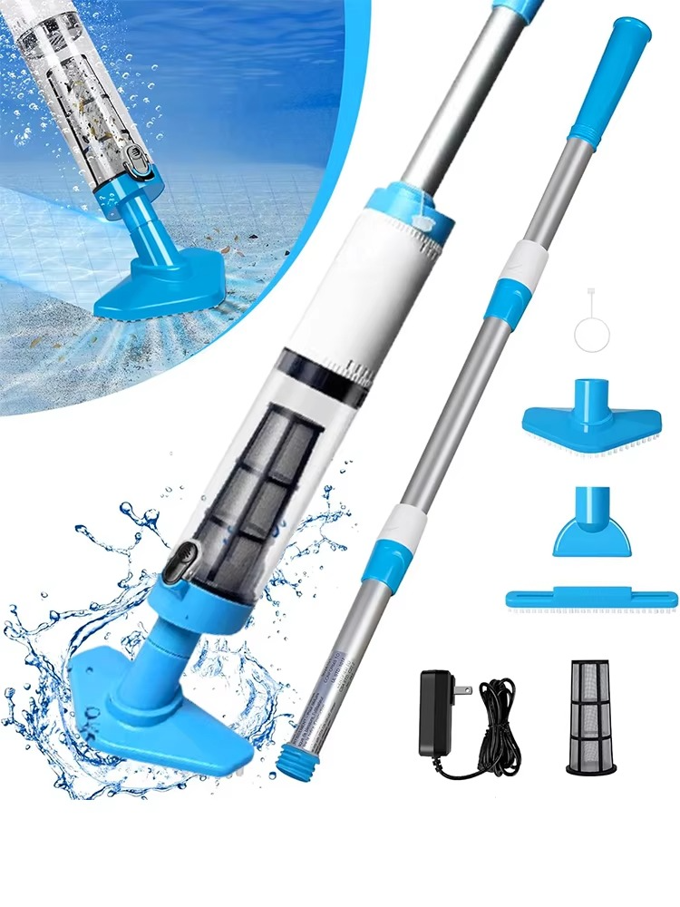Kalsten | Cordless Rechargeable Pool Vacuum Cleaner with 3-in-1 Cleaning Function