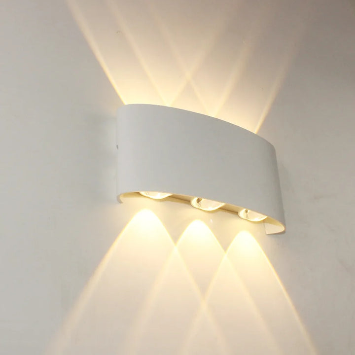 Body Motion Sensor Wall Light Waterproof Outdoor LED Wall Sconce Up Down Glowing Lamps Garden Yard Induction Corridor Wall Lamp | Kalsten