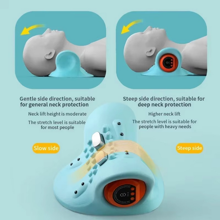 Smart Heated Neck Massager with Pulse Therapy