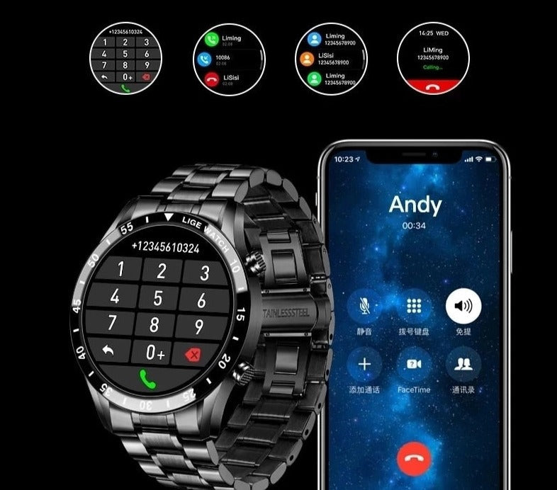 Kalsten | Luxury SmartWatch 4G – Elegant and Connected Style with Calling and Connectivity