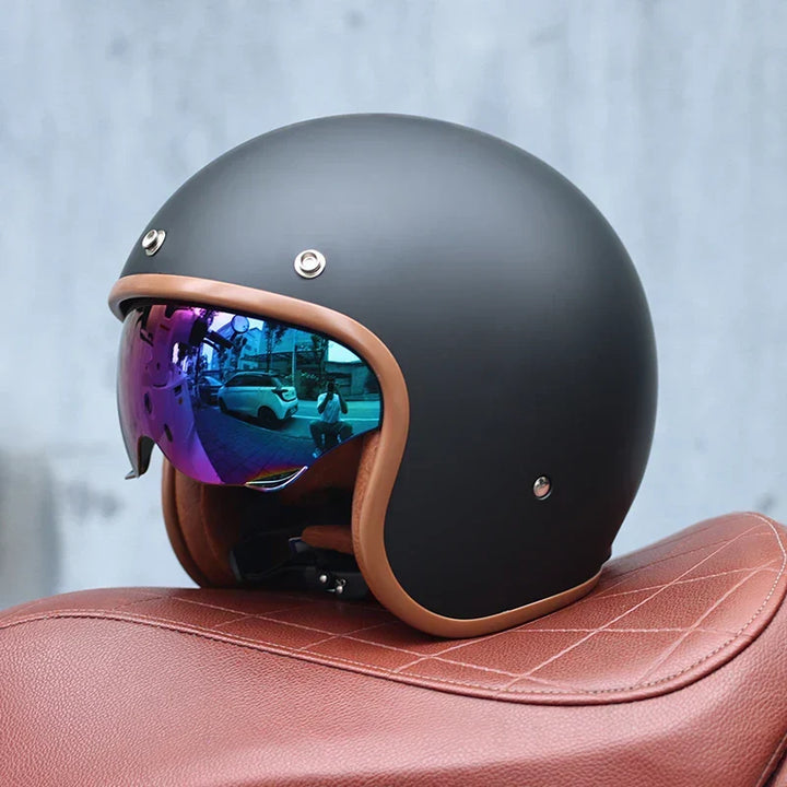 Kalsten | Retro Motorcycle Helmet 3/4 Open Face – Valor