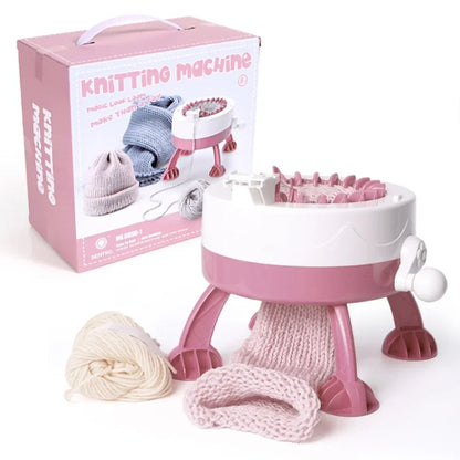 Skanto | Strickolino Knitting Machine | 22 Needles | Automatic Circular Knitting Kit for Beginners & Adults | Fast Knitter with Accessories