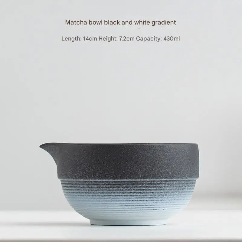 Variant image for Handcrafted Japanese Matcha Bowl Green Standard Size Ceramic-5