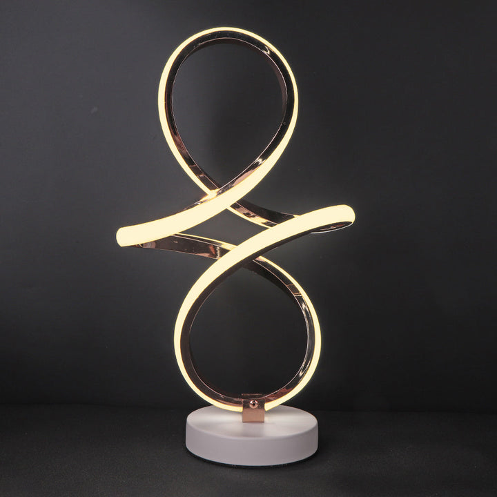 InfinityGlow – LED Spiral Table Lamp with Endless Design | Kalsten