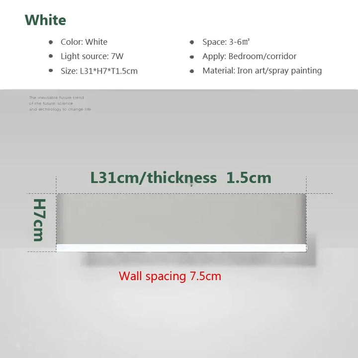 Modern LED Wall Lamp – Rotatable Aluminum Wall Light for Living Room, Bedroom, Dining Room, and Home Decor – Up & Down Indoor Wall Sconce | Kalsten