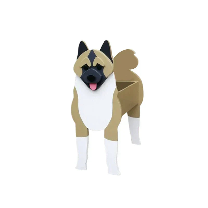 Kalsten | Flower Pot - Pawsome - Dog Plant Container - Various Breeds