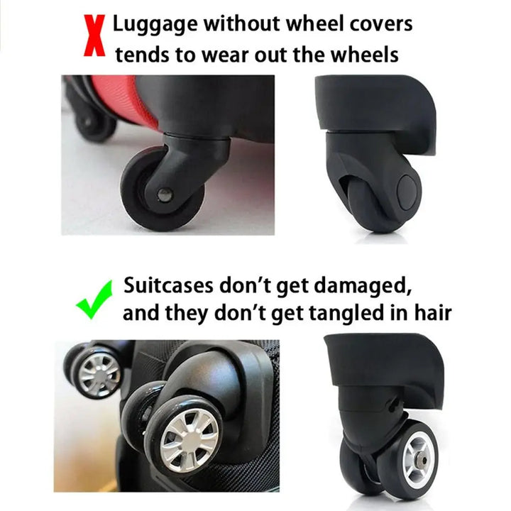Kalsten | Trolley Suitcase Wheels Protection Cover 8PCS