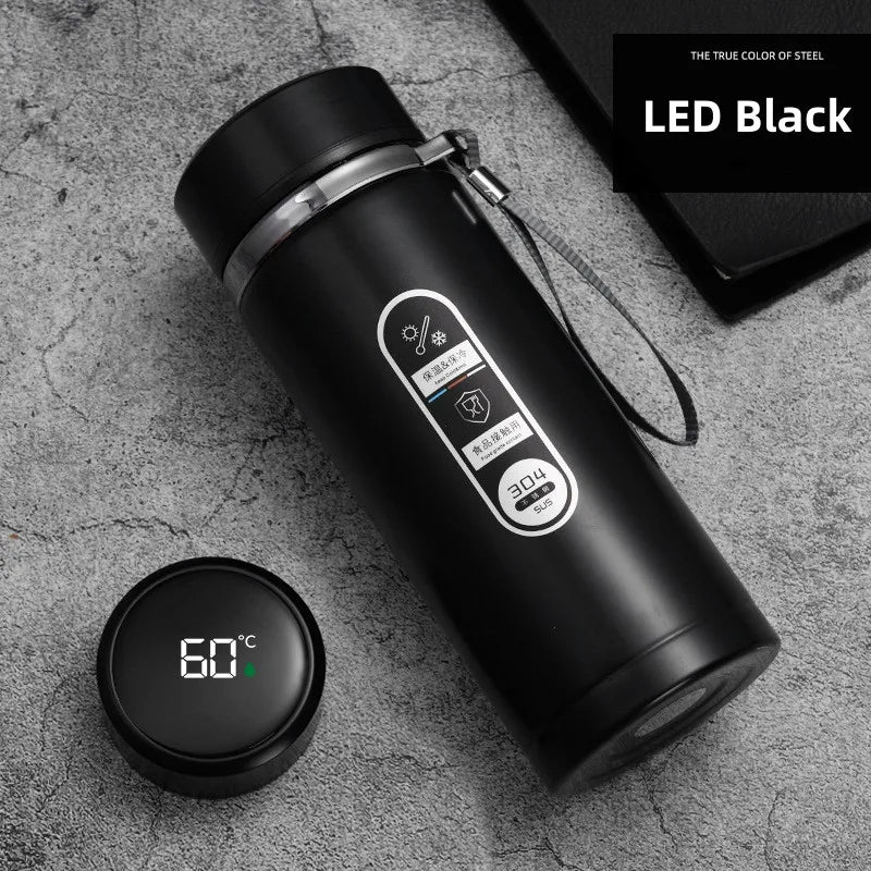 Kalsten | 800ml-1L Stainless Steel Thermos – Portable Vacuum Flask with LED Temperature Display