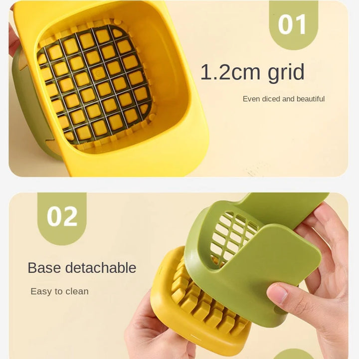 ChopMaster – Multifunctional Vegetable Cutter & French Fry Cutter with Hand Pressure Mechanism | Kalsten