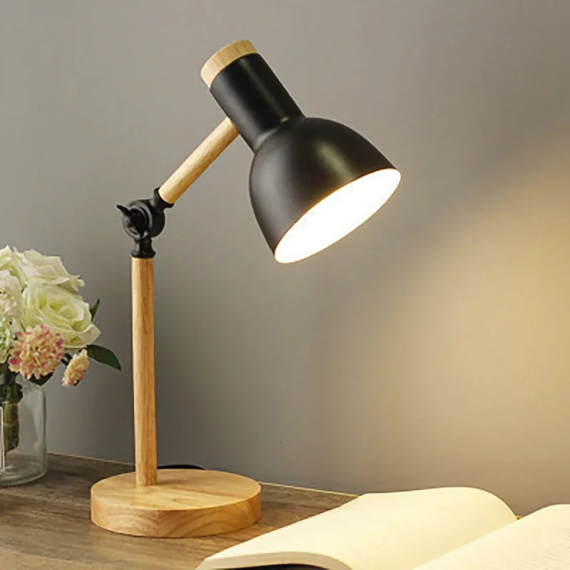 Dyed Wooden Table Lamp | Kalsten