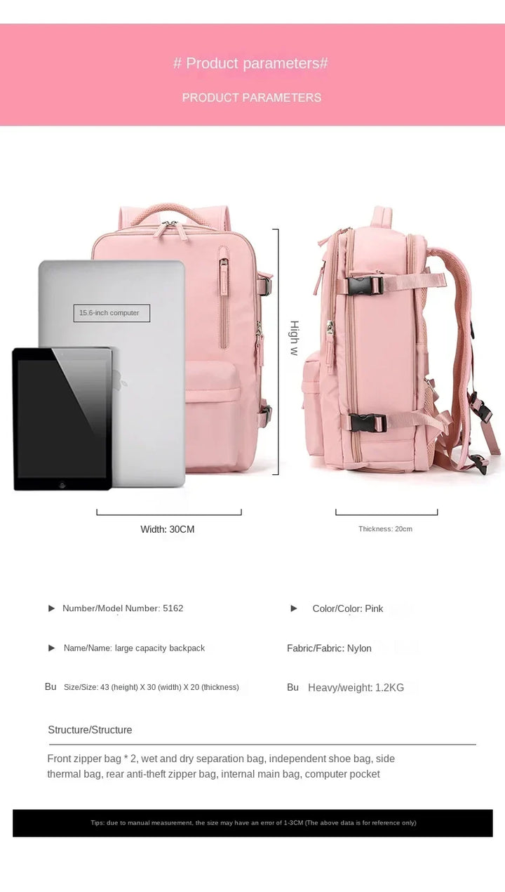 Kalsten | Travel Carry-On Backpack with Shoe Compartment