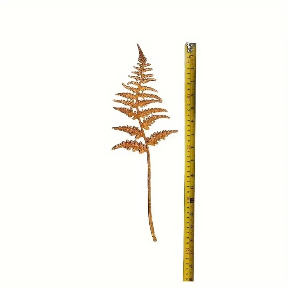Kalsten | FERROBLATT Rust decoration leaf sculpture | Metal garden stake for outdoors & indoors | Weatherproof & stylish | Autumn decoration for garden & home