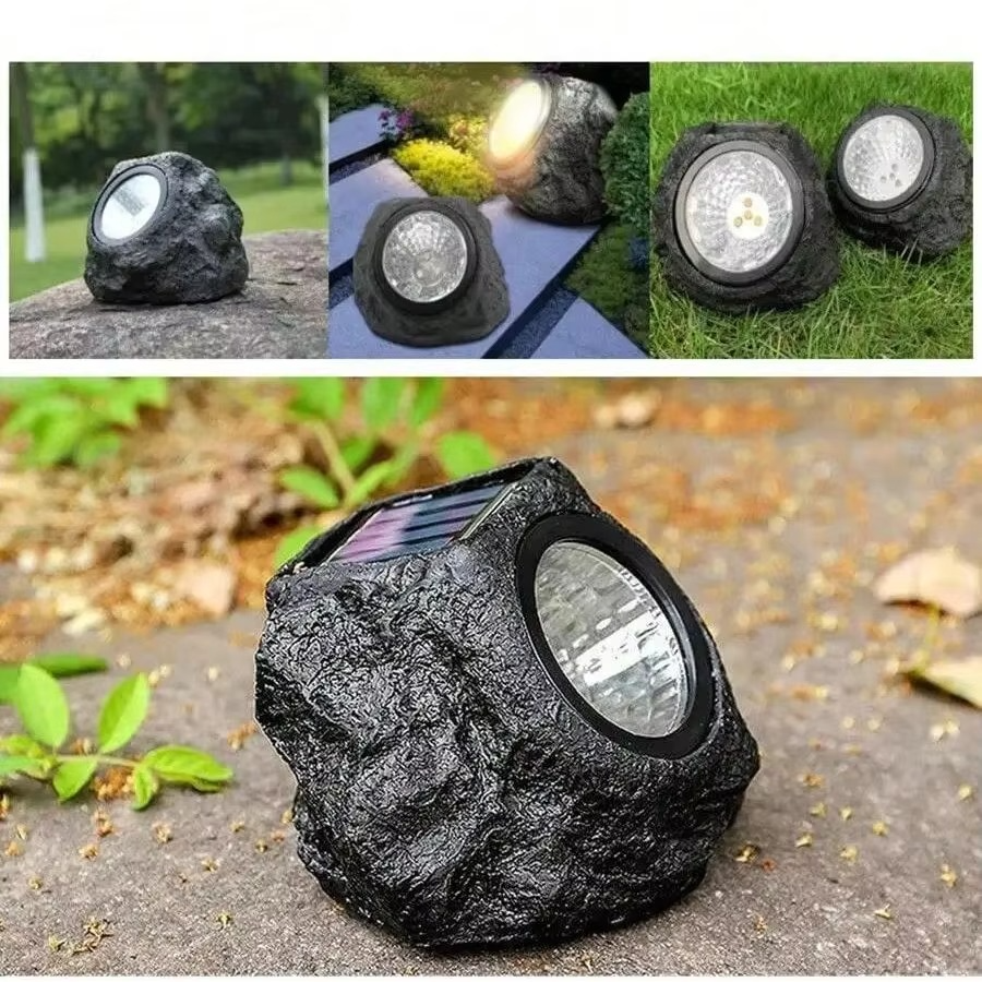 Kalsten | Solar-Powered LED Stone Spotlight for Outdoor Landscaping