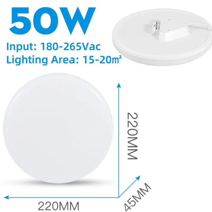 Modern LED Ceiling Light – Energy-Saving Panel Lamp for Kitchen, Bedroom, Living Room, and Corridor | Kalsten