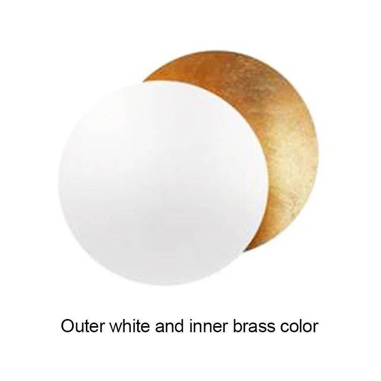 Modern Eclipse Wall Lamp – Round LED Wall Light for Bedroom, Aisle, Corridor, and Living Room | Kalsten