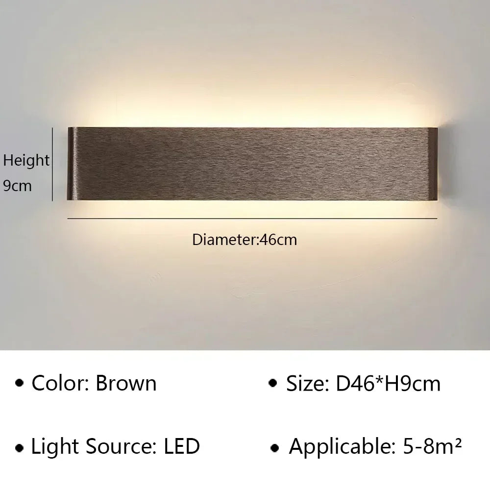 Kalsten | LumiEra Modern LED Wall Lamp | Stylish Design | Warm White Light for Bedroom, Hallway & Bathroom