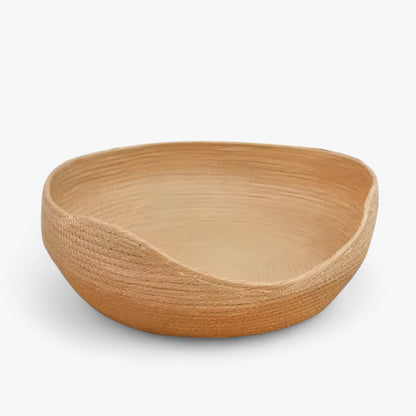 Skanto | Hand-Woven Bamboo Pet Bed with Soft Cushion – Luna Nest