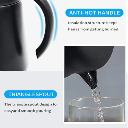 Skanto | ThermoBrew Insulated Carafe | Stainless Steel 304 | Double Wall & Vacuum Insulated | 6h Hot / 12h Cold | 0,5 L