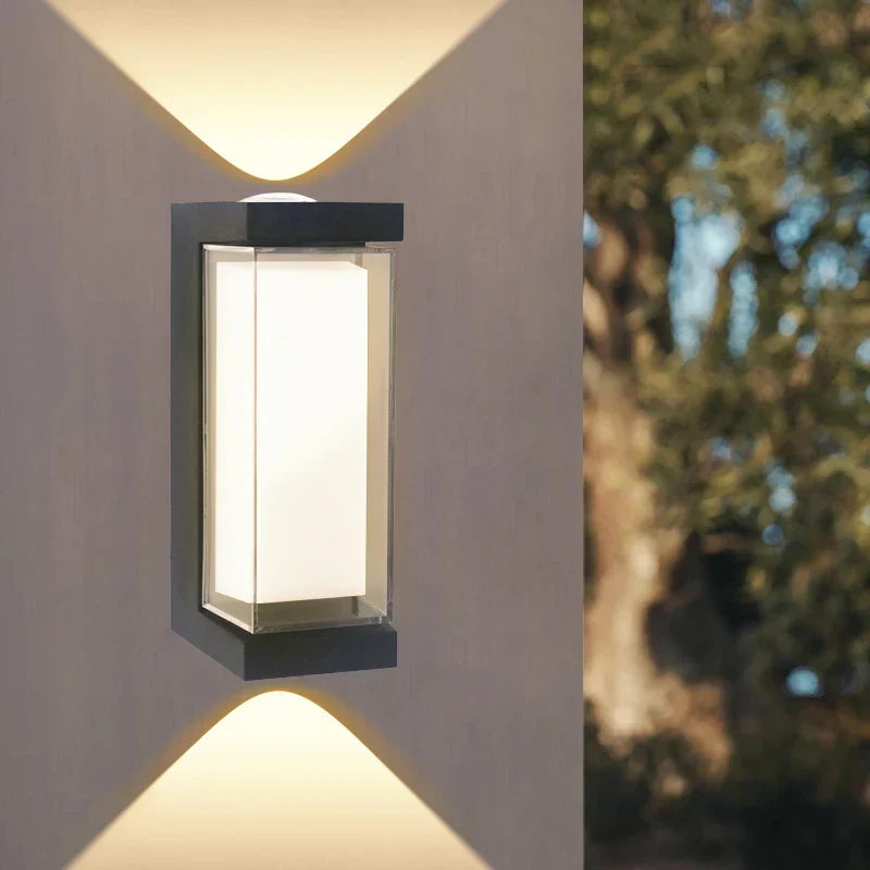 Modern LED Outdoor Wall Light – Waterproof Porch and Balcony Wall Lamp for Home Garden, IP55 Rated | Kalsten