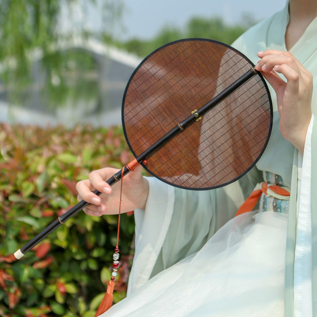 Foldable Bamboo Silk Hand Fan | Kalsten