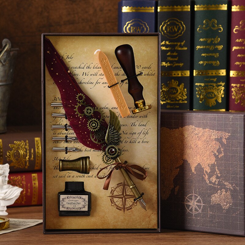 Kalsten | Phoenix Feather Mechanic Calligraphy Pen Set