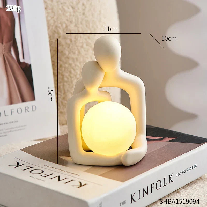 Eternal Bond Love Couple Night Decor Lamp | Kalsten