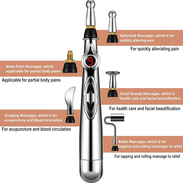 Kalsten | Multifunctional Acupuncture Massage Pen - 5 Heads