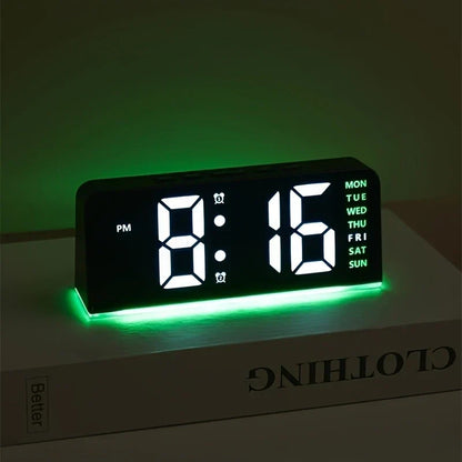 Modern LED Every Week Display Nightlight Alarm Clock | Karnz