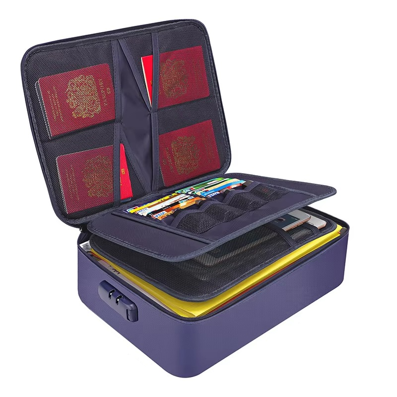 Kalsten | Fireproof and Waterproof Document Organizer Bag – Portable Protective Storage for Travel and Home Security