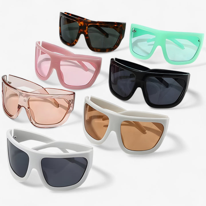 Oversized Steampunk Sports Sunglasses with Wraparound Design – Ignix | Kalsten