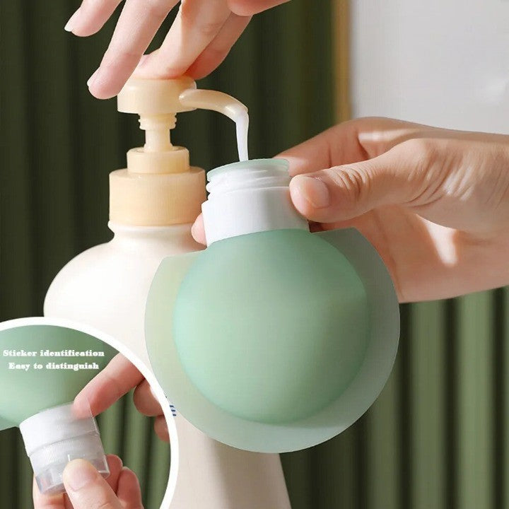 Leakproof Silicone Squeeze Bottle Travel Liquid Dispenser | Kalsten