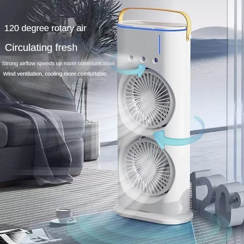 Portable Double Fan Cooling Spray Air Conditioning | Kalsten